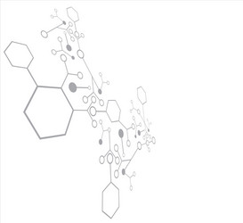 Molecular Structure Background vector image