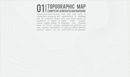 topographic map background with space for copy vector