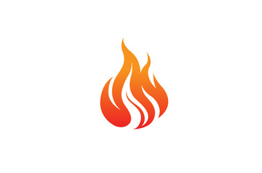 flaming fire logo Vector Image