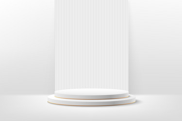 abstract round display for product on website vector image