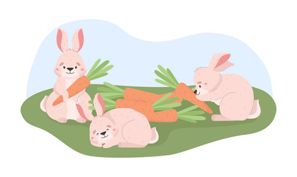 Carrot Cartoon Eating Rabbit Vector Images (over 350) Carrot Cartoon Eating Rabbit Vector Images (over 350)
