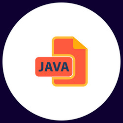 Java computer symbol vector