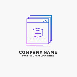 software app application file program purple vector image