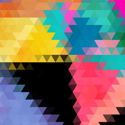 bright abstract pattern polygons vector image