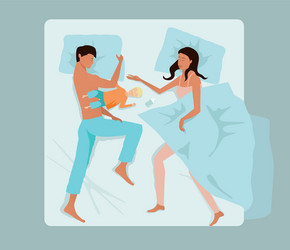Mom Son Sleeping Vector Images (over 630)