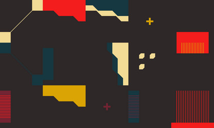 techno abstract pattern design vector image