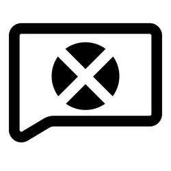 chat error due to successful hacking vector image