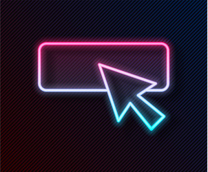 glowing neon line ui or ux design icon isolated vector image