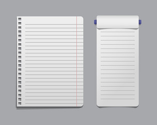 Paper notes sheet for message vector