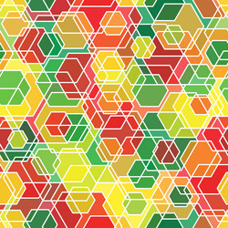 Honeycomb seamless pattern repeated overlap vector