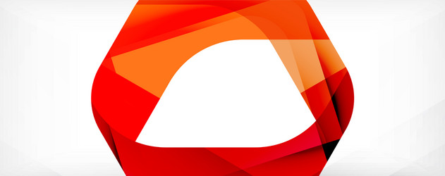minimal abstract background - color overlapping vector image