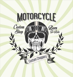 vintage motorcycle background 1 Vector Image