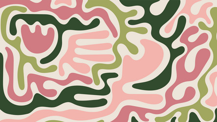 Hand drawn minimal abstract pattern in boho style vector