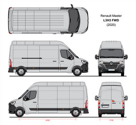 renault master drawing