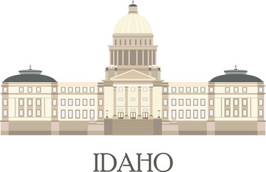 Idaho State Capitol Building vector