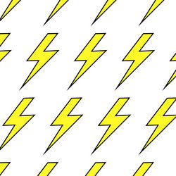 Thunder pattern vector