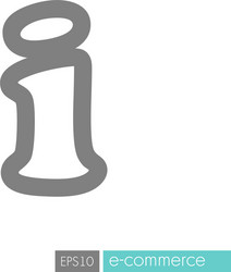 information web icon help faq symbol vector image