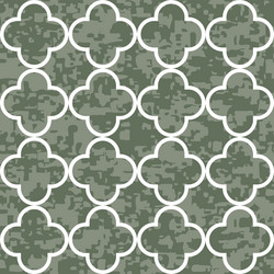 seamless clover pattern background vector