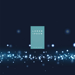 Dynamic Particle Light Stream vector image