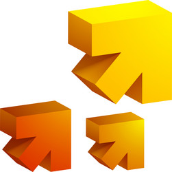 abstract geometric objects set vector image