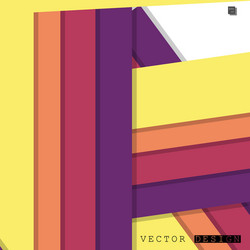 abstract design with a background of colorful vector image