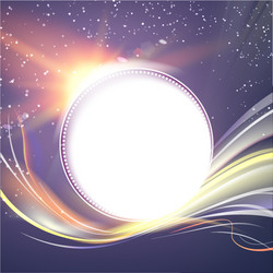 Abstract Particle Burst Dark Background vector image