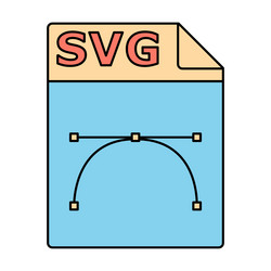 svg file format icon scalable graphics symbol vector image