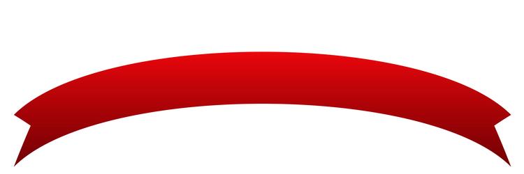 banner ribbon bow with blank and empty space vector image