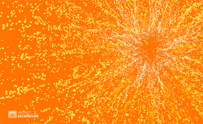 point explode array with dynamic emitted vector image