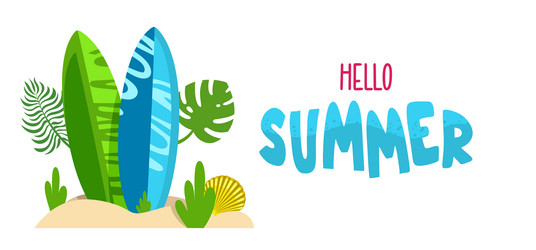 summer background website header colorful vector image