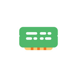ram icon computer component flat style vector image