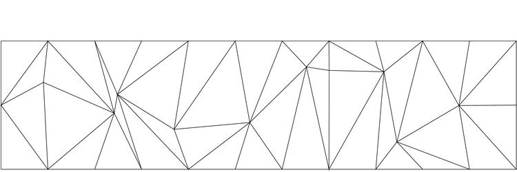 abstract geometric line art with triangular vector image