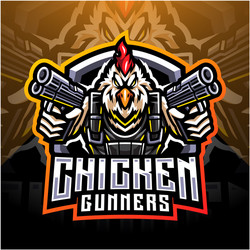 Chicken Gun Cartoon Vector Stock Vector (Royalty Free) 683897428