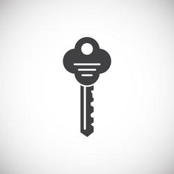 key icon on background for graphic and web design vector image