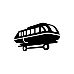 Monorail icon Royalty Free Vector Image - VectorStock