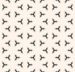 Seamless pattern monochrome geometric texture vector