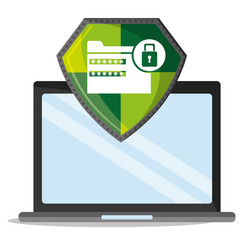 cyber security technology data password lock vector image