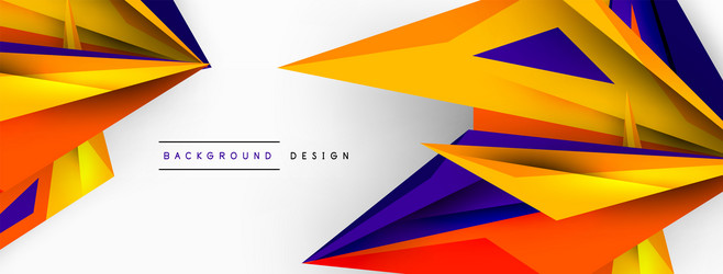 minimal geometric abstract background low poly vector image