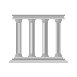 Retro Ancient Columns vector image