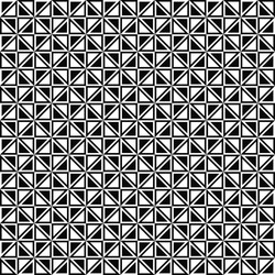 Seamless monochrome triangle pattern design vector