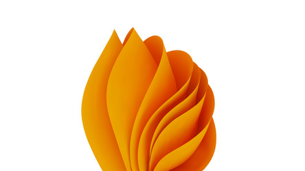 3d abstract yellow background art pattern vector image