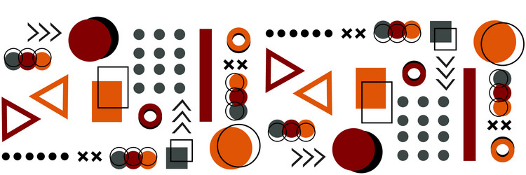 abstract background with different geometric vector image