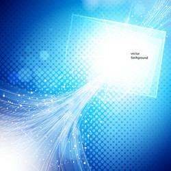 Abstract blue and light background vector