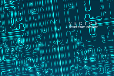abstract circuit board background vector image