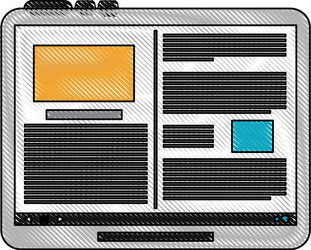color blurred stripe display computer vector image