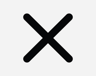 cancel cross block prohibited not allowed cannot x vector image