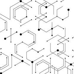 Geometric Mesh Pattern vector image