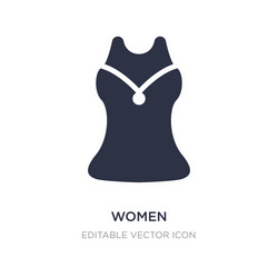 women sleeveless shirt icon on white background vector