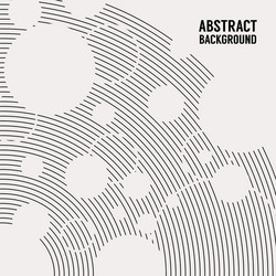 Abstract Curve Monochrome Background vector