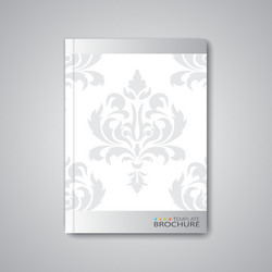 modern abstract template layout for brochure vector image